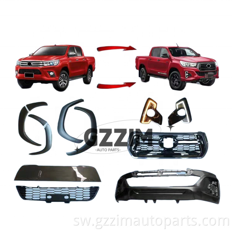 front bodykit grille fender flaers conversion kit for rocco